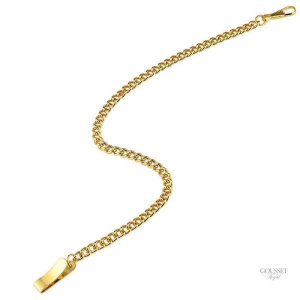 Chaîne de montre à gousset avec design traditionnel