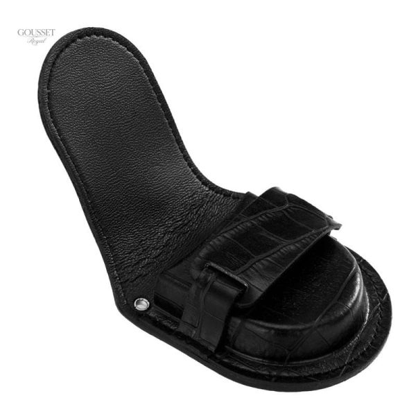 Étui de protection pour montre à gousset en cuir