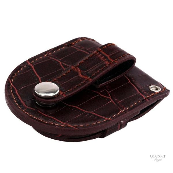 Étui de protection pour montre, finition rouge chic