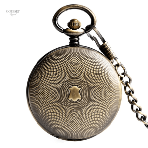Montre de collection à gousset avec mouvement exposé