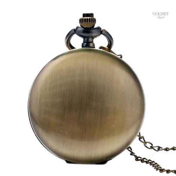 Montre de poche pour homme design aviateur