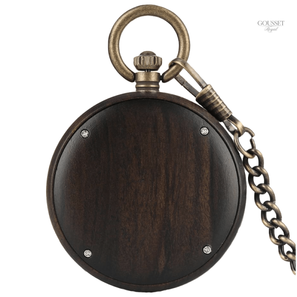Cadran marbré pour une montre à gousset masculine stylée