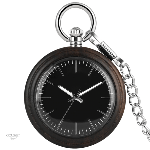 Montre à gousset homme Black Edition