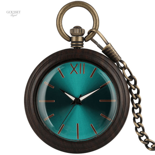 Montre à gousset homme Green Edition élégante
