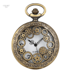 Montre à gousset femme engrenages steampunk