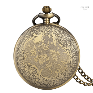 Accessoire steampunk pour femme, montre à gousset