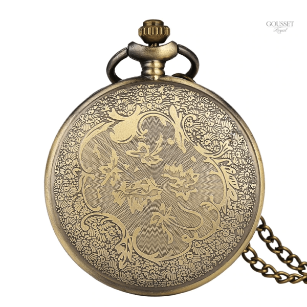 Accessoire steampunk pour femme, montre à gousset