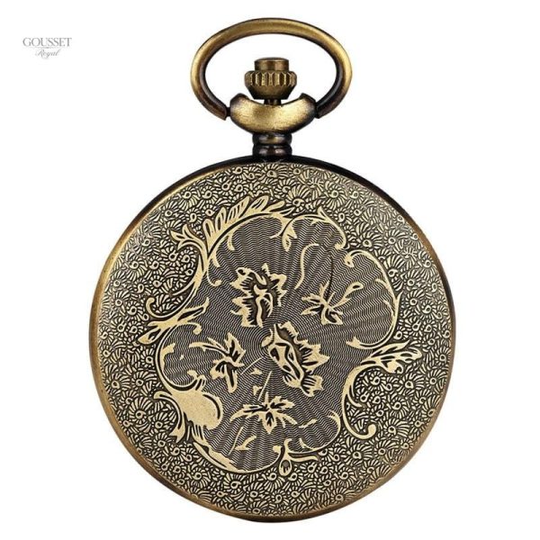 Accessoire élégant pour homme, montre à gousset dragon