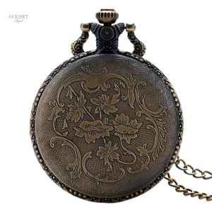 Montre à gousset au design dragon japonais