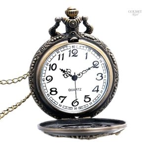 Accessoire masculin, montre à gousset dragon
