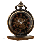 Accessoire féminin élégant, montre à gousset ornée d'oiseaux