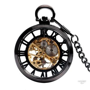 Montre vintage à gousset avec mécanisme à remontoir