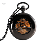 Montre à gousset ancienne avec mouvement apparent