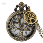 Montre à gousset femme arbre de vie élégante