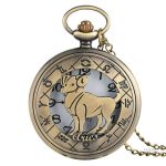 Montre à gousset homme bélier élégante et classique