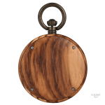 Élégante montre à gousset homme en bois