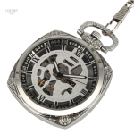 Montre à gousset vintage en argent, style classique