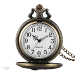 Montre à gousset masculine, design intemporel