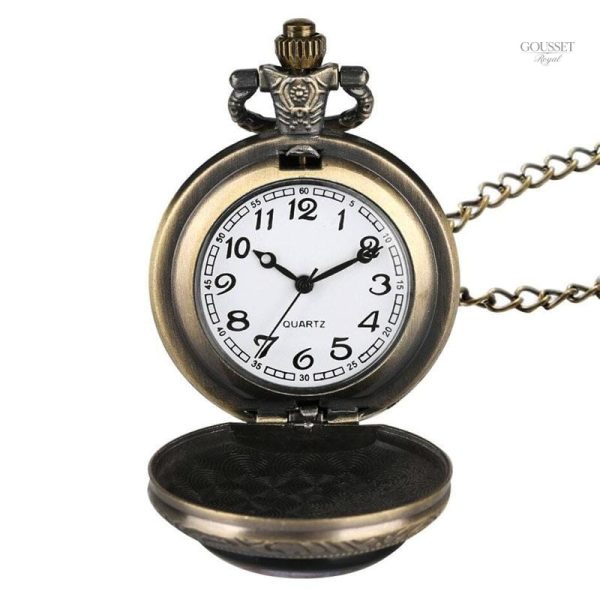 Montre à gousset originale pour passionnées de félins