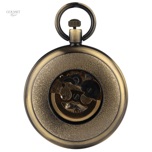Montre à gousset vintage avec design classique et chiffres romains