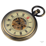 Accessoire horloger ancien : montre à gousset avec chiffres romains