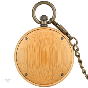 Montre à gousset pour femme avec design en forme de cœur
