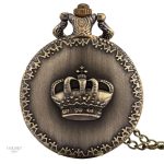 Montre à gousset homme couronne élégante