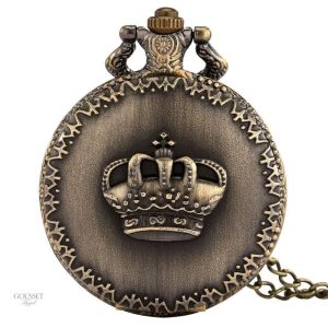 Montre à gousset homme couronne élégante