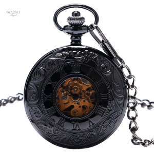 Montre à gousset ancienne double face élégante
