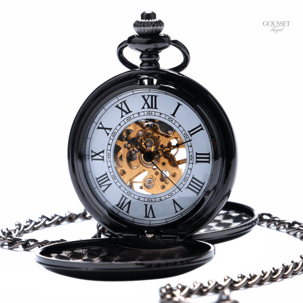 Montre gousset vintage avec double cadran