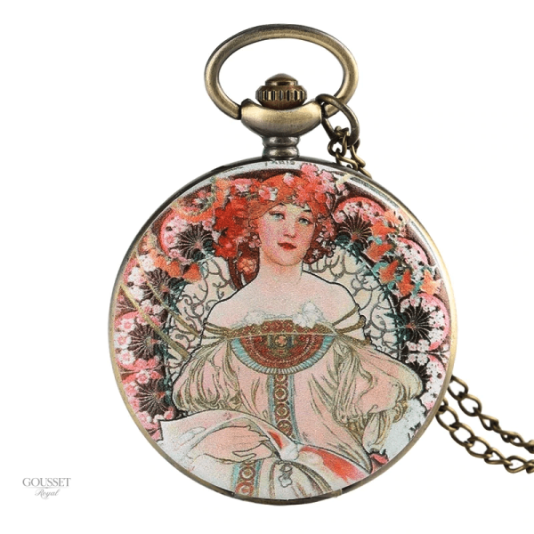 Montre à gousset femme Jardin Secret