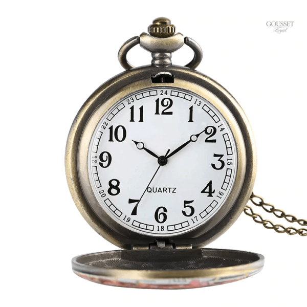 Accessoire vintage avec motif jardin secret