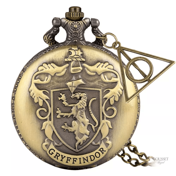 Montre à gousset Gryffondor pour homme Harry Potter
