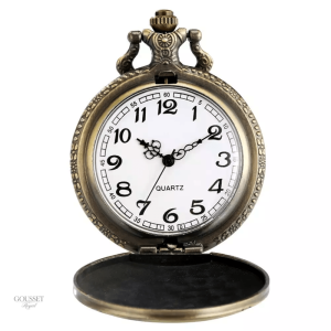 Accessoire féminin : montre à gousset hibou