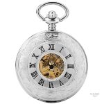 Montre à gousset squelette mécanique ancienne