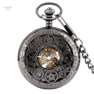 Montre à gousset mécanique steampunk vintage