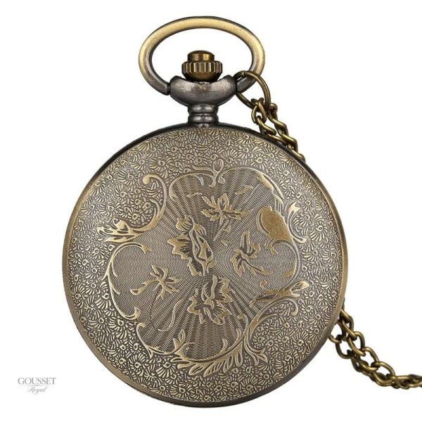 Montre à gousset homme au style militaire