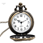 Accessoire féminin : montre à gousset design animalier
