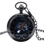 Montre à gousset ancienne noire Infinity