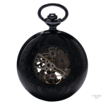 Montre à gousset vintage avec finition noire