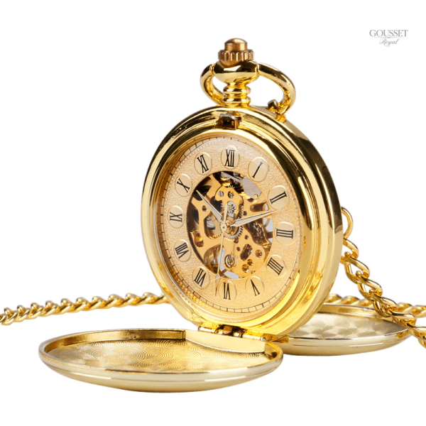 Montre à gousset vintage en or