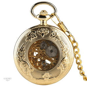 Montre à gousset vintage homme, style élégant