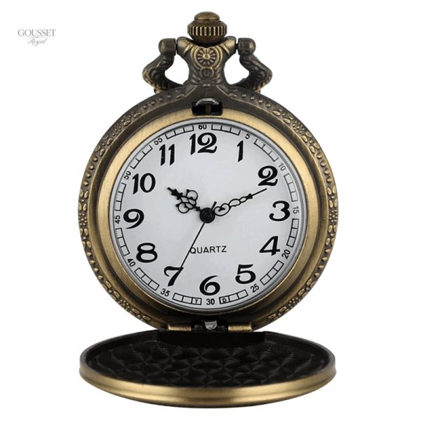 Montre à gousset homme style vintage