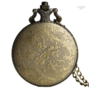 Montre à gousset homme design inspiré du poker