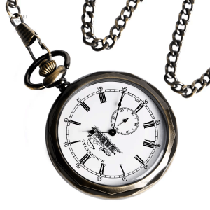 Montre à gousset classique avec design savonnette