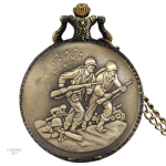 Montre à gousset homme style Seconde Guerre Mondiale