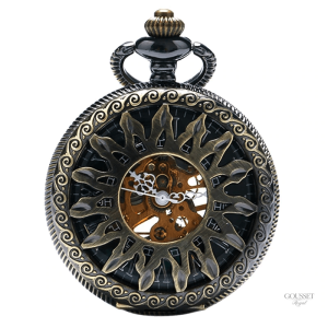 Montre à gousset femme soleil élégante et raffinée