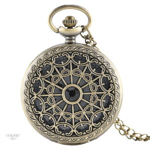 Montre à gousset femme steampunk élégante et vintage