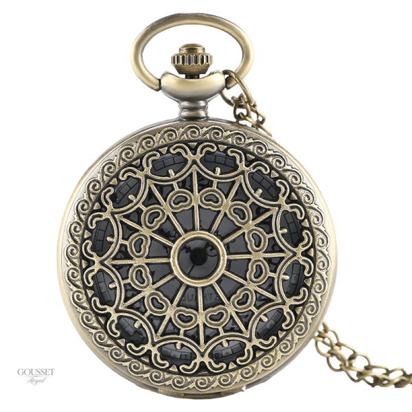 Montre à gousset femme steampunk élégante et vintage