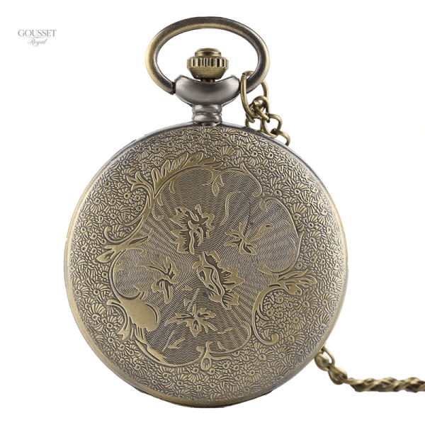 Accessoire steampunk pour femme, montre à gousset raffinée